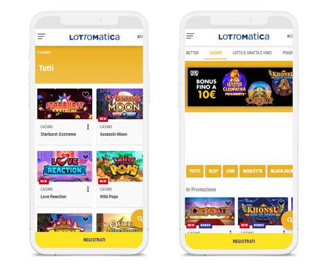 lottomatica casino app